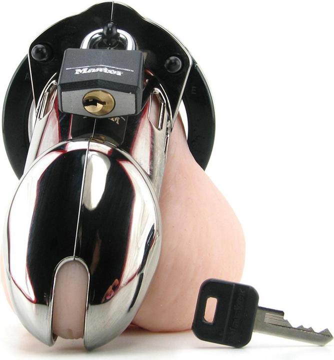 Actual product image CB-X CB-6000 chastity cage chrome