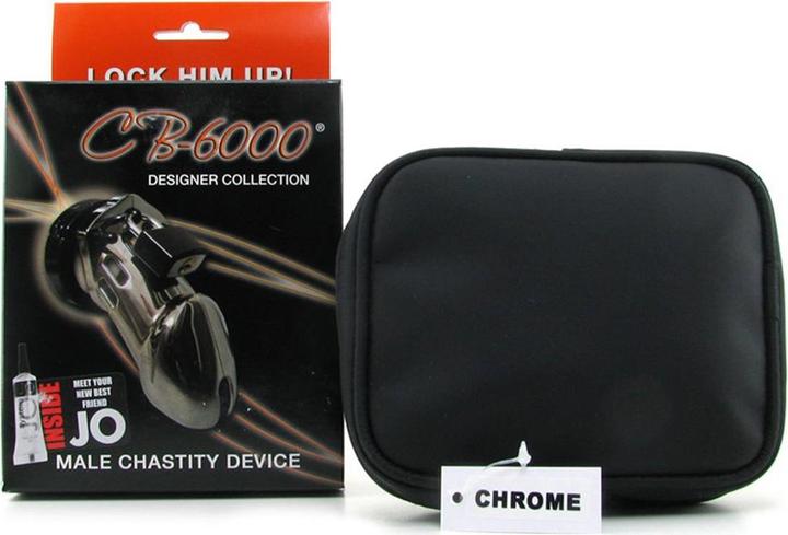 Actual product image CB-X CB-6000 chastity cage chrome