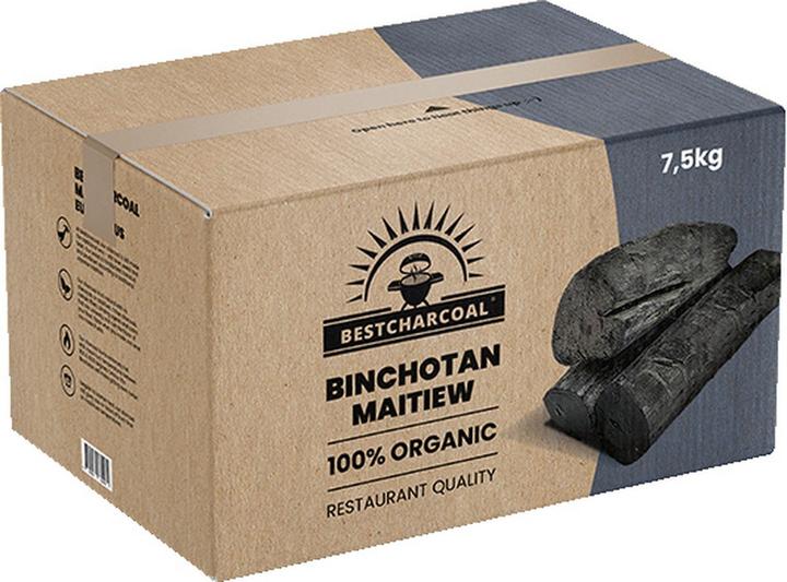 Bestcharcoal - Holzkohle - Binchotan - Maiegw - Kohle - BBQ - 7,5 kg (7.50 kg)
