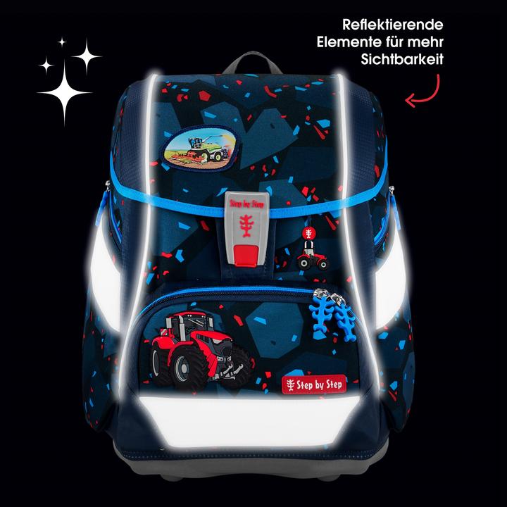 Produktbild Step by Step Schulranzen-Set 2IN1 PLUS „Tractor Freddy“, 9-tlg.
