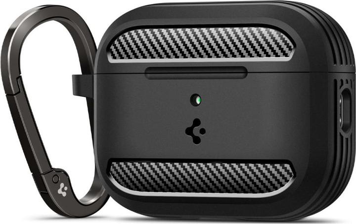 Spigen - Rugged Armor - Apple AirPods Pro 3 - Matte Black (Ladecase Hülle)