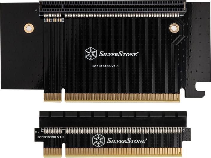 Actual product image Silverstone SST-RC06B PCI Express 4.0 x16 riser card for RVZ01, RVZ03 and ML07