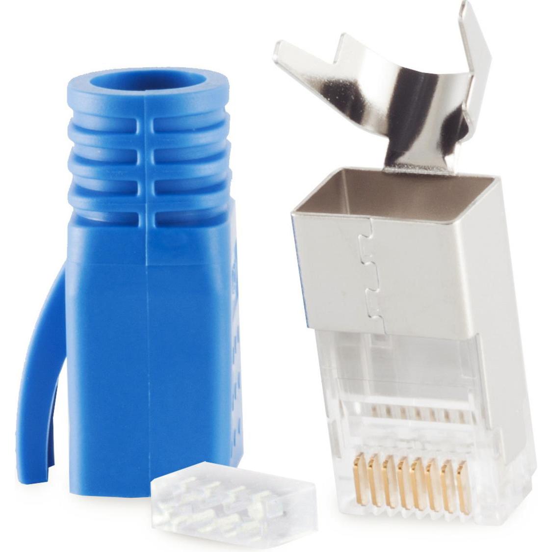 Thumbnail - Shiverpeaks S/CONN maximum connectivity Netzwerk Modular Stecker RJ45 SET für Verlegekabel bis AWG 23, Stecker m (CAT5e,...