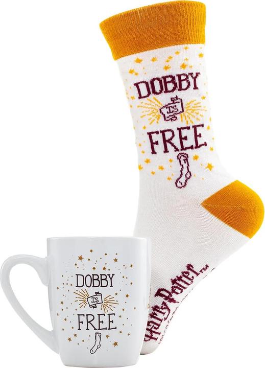 Actual product image Pyramid Harry Potter Dobby mug and socks set (312 ml, 1 x)