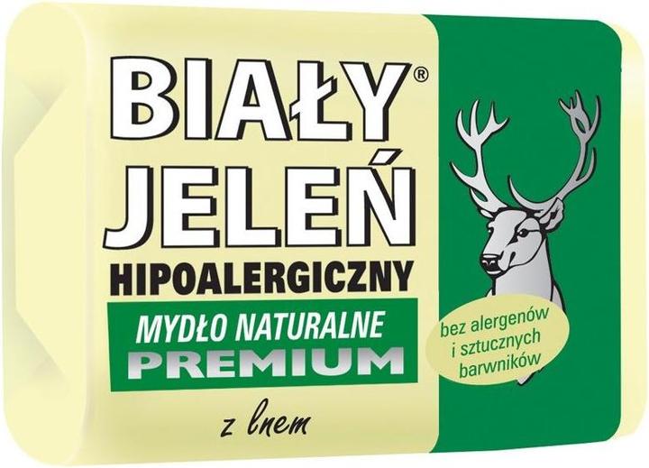 Actual product image Biały Jeleń White Deer Daily Care Natural traditionally brewed soap in bar packaging 100g (Liquid soap)