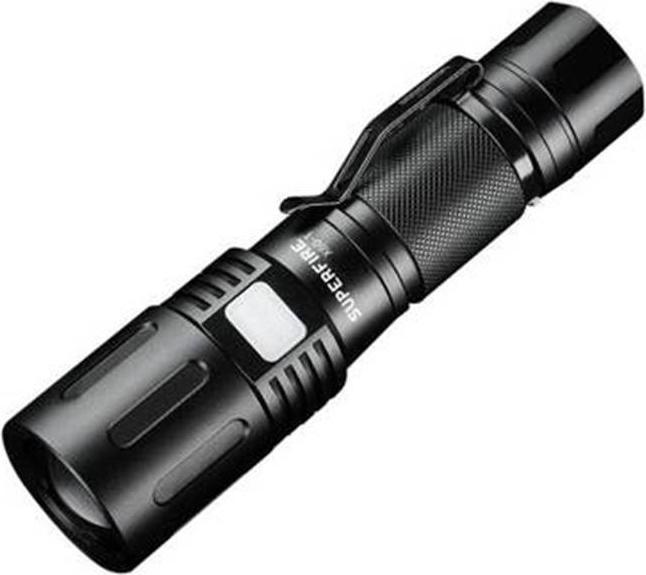 Actual product image Superfire Flashlight X60-T, 1500lm, USB (15.80 cm)