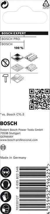 Actual product image Bosch Professional Zubehör Expert CYL-9 MultiConstruction drill, 8 x 200 x 250 mm, d 8 mm (10 millimetres)