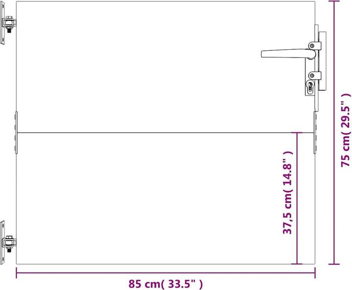Produktbild vidaXL Gartentor