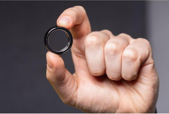 Image du produit OEM Smart device Smart Ring R8 - smart ceramic ring with charging box Size 18mm black (18, Noir)