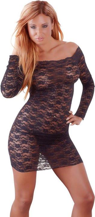Produktbild Cottelli Collection Spitzen Minikleid schulterfrei (S)