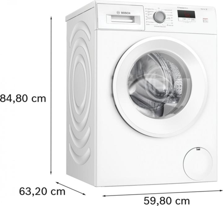 Actual product image Bosch Hausgeräte WGE0241H (7 kg, Left)