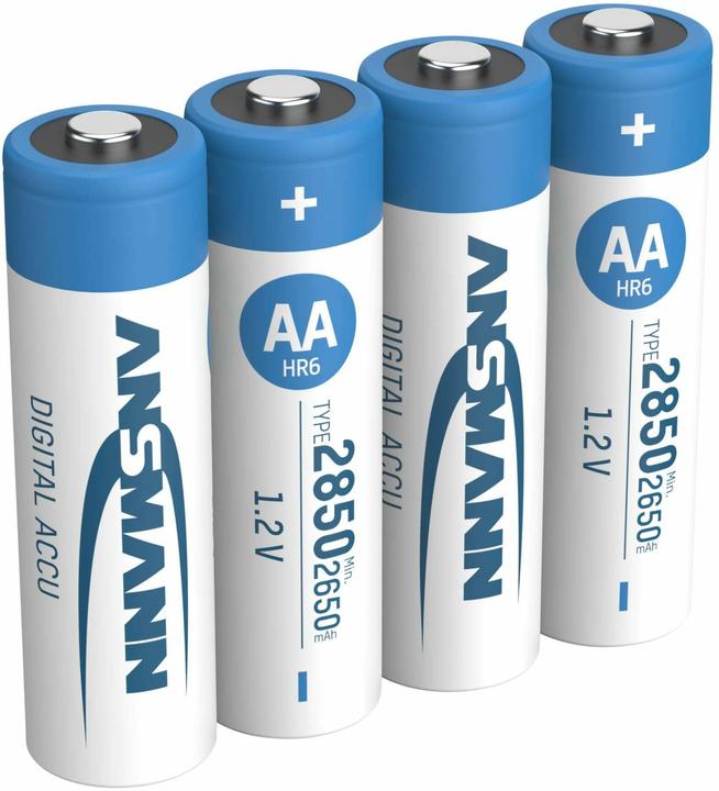 Image du produit Ansmann AA (4 pcs, AA, 2850 mAh)