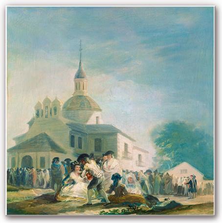 Image du produit Trenddeko de Goya - L'ermitage de saint Isidore (40 x 40 cm)
