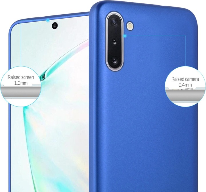 Actual product image Cadorabo TPU Matt Metallic Cover (Samsung Galaxy Note 10)