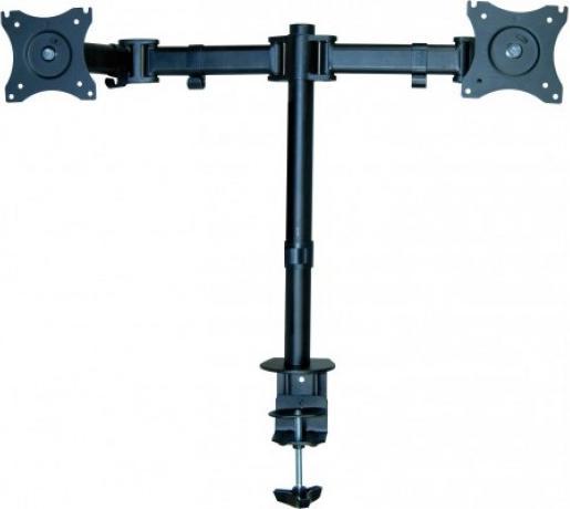 Actual product image Exertis Connect Table holder 2-fold for 2 flat screens up to 68 cm (up to 68.60cm (27")) Monitor holder with clamp