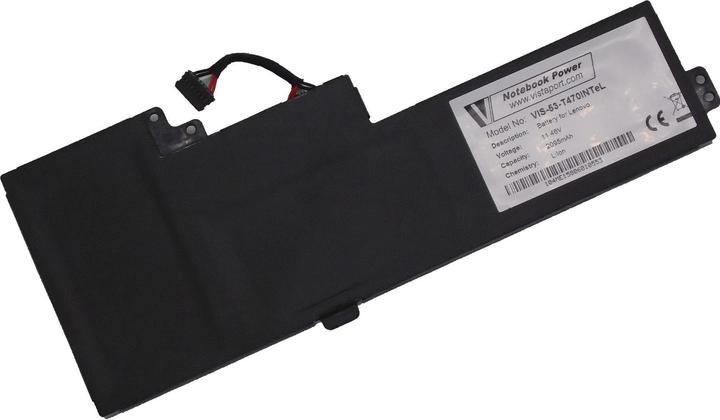 Actual product image Vistaport Battery for Lenovo Thinkpad T470/T480/A475/A485 (3 cubicles, 2095 mAh)