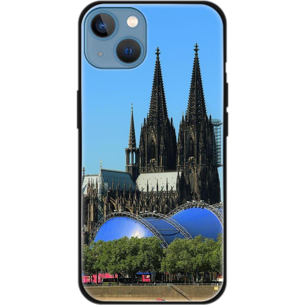 König Design Hülle Handy Schutz für Apple iPhone 13 Case Cover Tasche Bumper Etuis TPU Neu (Apple iPhone 13), Smartphone...