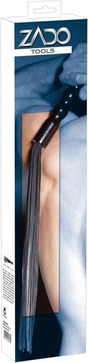 Actual product image Zado Leather whip wooden handle