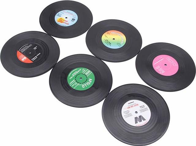 MU Style Retro Untersetzer (6 x, Glasuntersetzer)