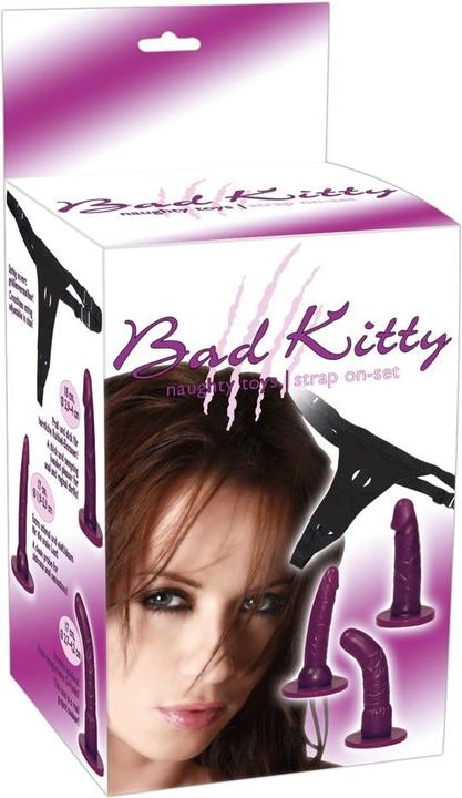 Actual product image Bad Kitty Strap-on set