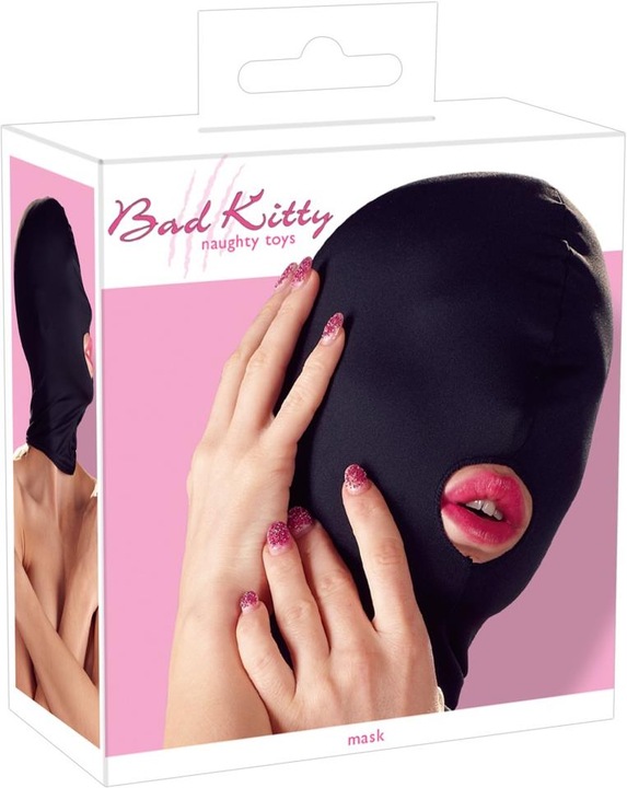 Actual product image Bad Kitty Head mask with mouth opening