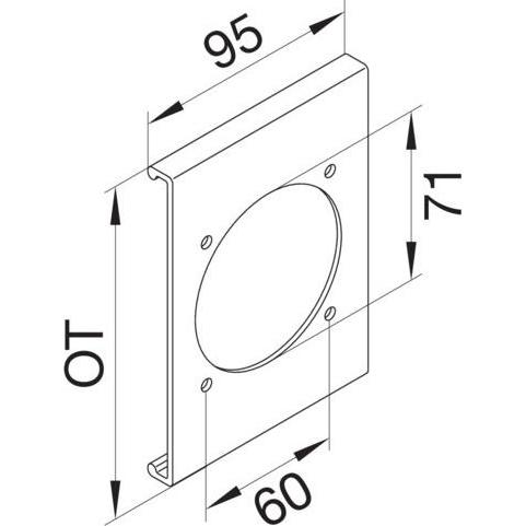 Thumbnail - Hager, Leitungsführung Zubehör, Geräteblende
