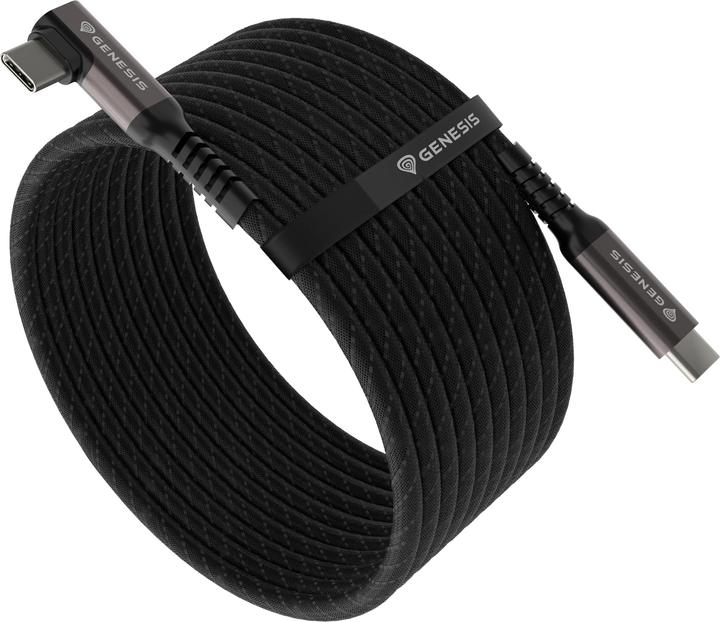 Image du produit Genesis KABEL USB-C M/M 3.2 GEN 2 5M 10GB/S PD60W VR CZARNY (5 m, USB 3.2 Gen 2, 60 W)