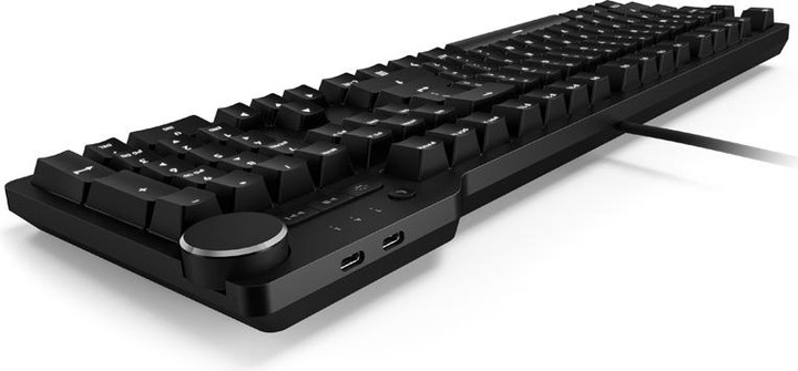 Actual product image Das Keyboard 6 Professional, US layout (ISO), MX-Blue - black (US, Cable)
