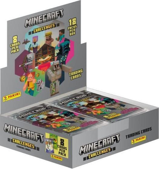 Produktbild Panini Minecraft - Challenges Trading Cards Flow Packs Display (18) (Englisch, Booster Display)
