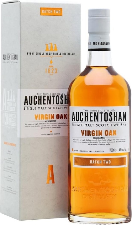 Produktbild Auchentoshan Virgin Oak Limited Release Batch Two (Single Malt, Scotch Whisky, 1 x 70 cl)