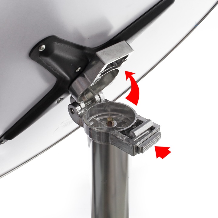 Actual product image Wiltec High table 74/114 cm Ø60cm height adjustable foldable bistro table bar table (60 x 60 x 114 cm)