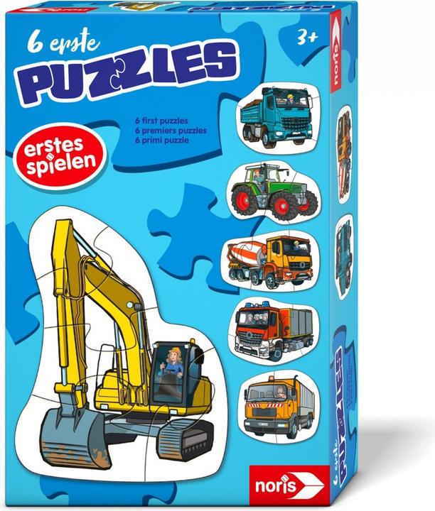 Immagine prodotto Noris 6 primi puzzle - Veicoli (20 pezzi)