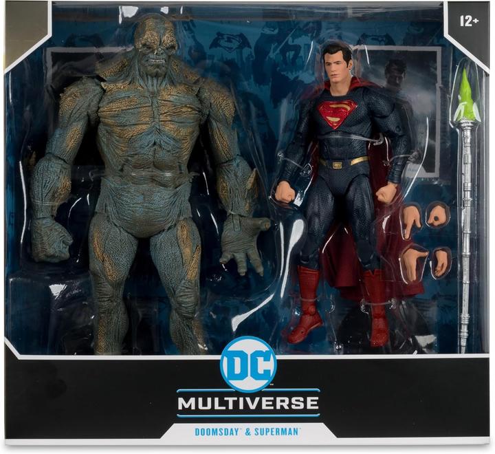 Image du produit McFarlane Batman v Superman : Dawn of Justice DC Multiverse Mega Action Figures 2er Pack Doomsday & Superman