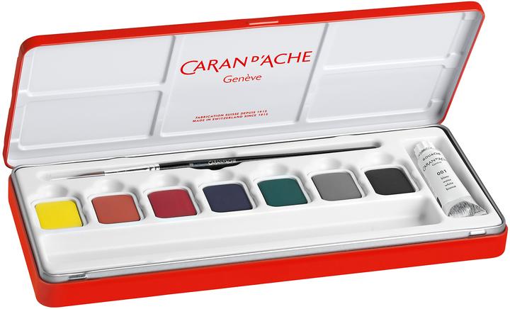 Produktbild Caran d'Ache Gouache Studio Tabletten Metallschachtel (Mehrfarbig)