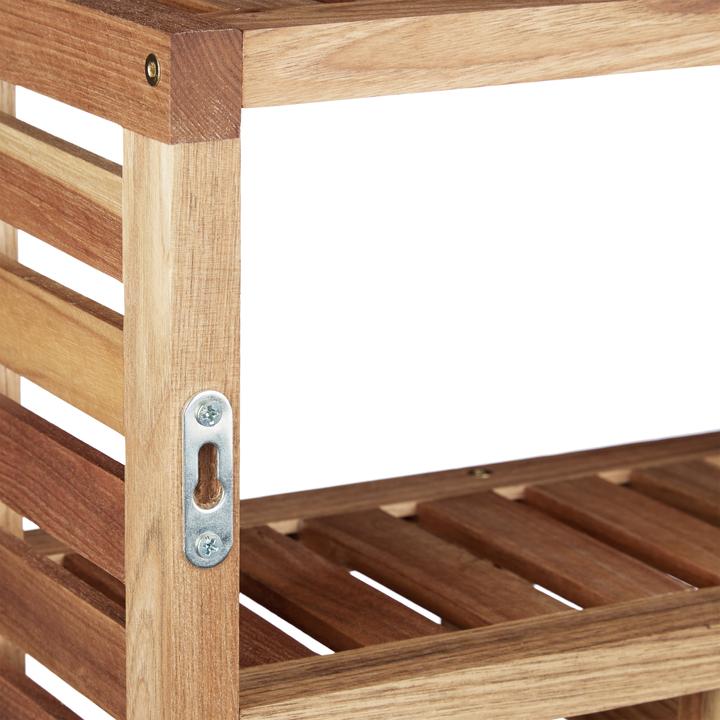 Actual product image Relaxdays Walnut (50 x 15 x 50 cm)