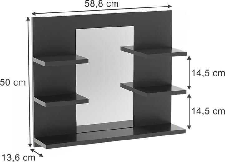 Produktbild Vicco Wilbur (58.80 x 13.60 x 50 cm)