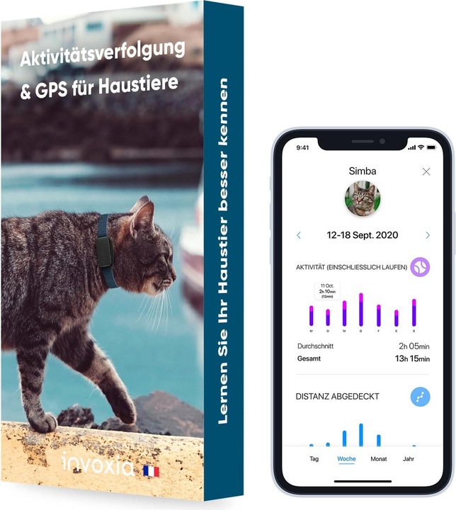 Image du produit Invoxia Pet GPS Tracker (Chien, Chat, Général)