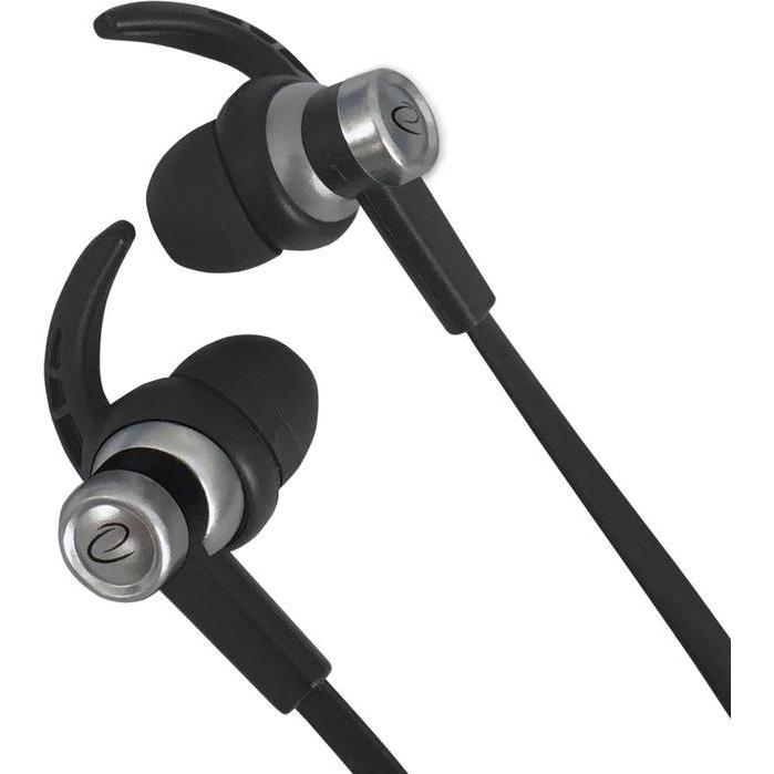 Esperanza Earphones With Microphone And Volume Control Eh201 Black/Silver, Cuffie, Nero