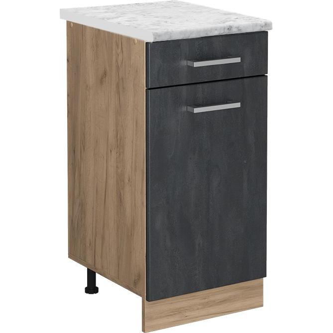 Vicco, Regal, Küchenschrank mit Schublade R-Line (40 x 46 x 81.5 cm)