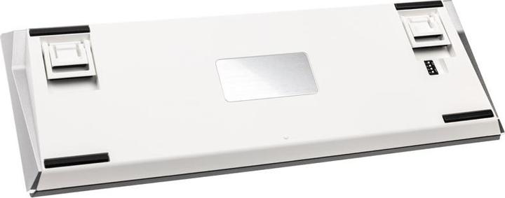 Actual product image Ducky One 3 Classic Black/White Mini Gaming Keyboard, RGB LED - MX-Speed-Silver (US) (US, Cable)