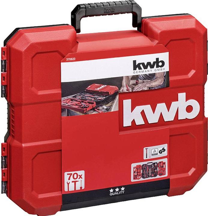 Produktbild kwb Werkzeugkoffer (70 Teile)