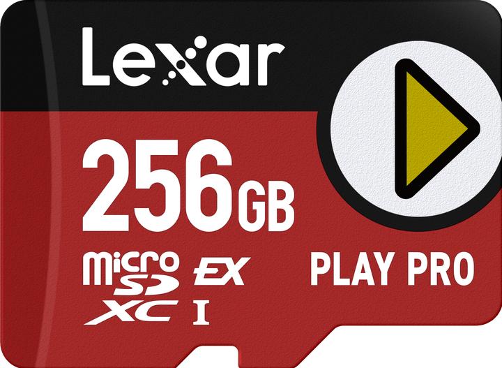 Actual product image Lexar Play Pro (256 GB, microSD Express, U3, UHS-I)
