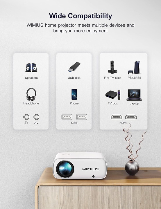 Actual product image WiMiUS S26 (Full HD, 480 lm)