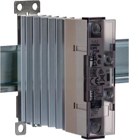 Produktbild Omron Industrial Automation SSR + Heat Sink, 1 phase, 15A 100-240VAC