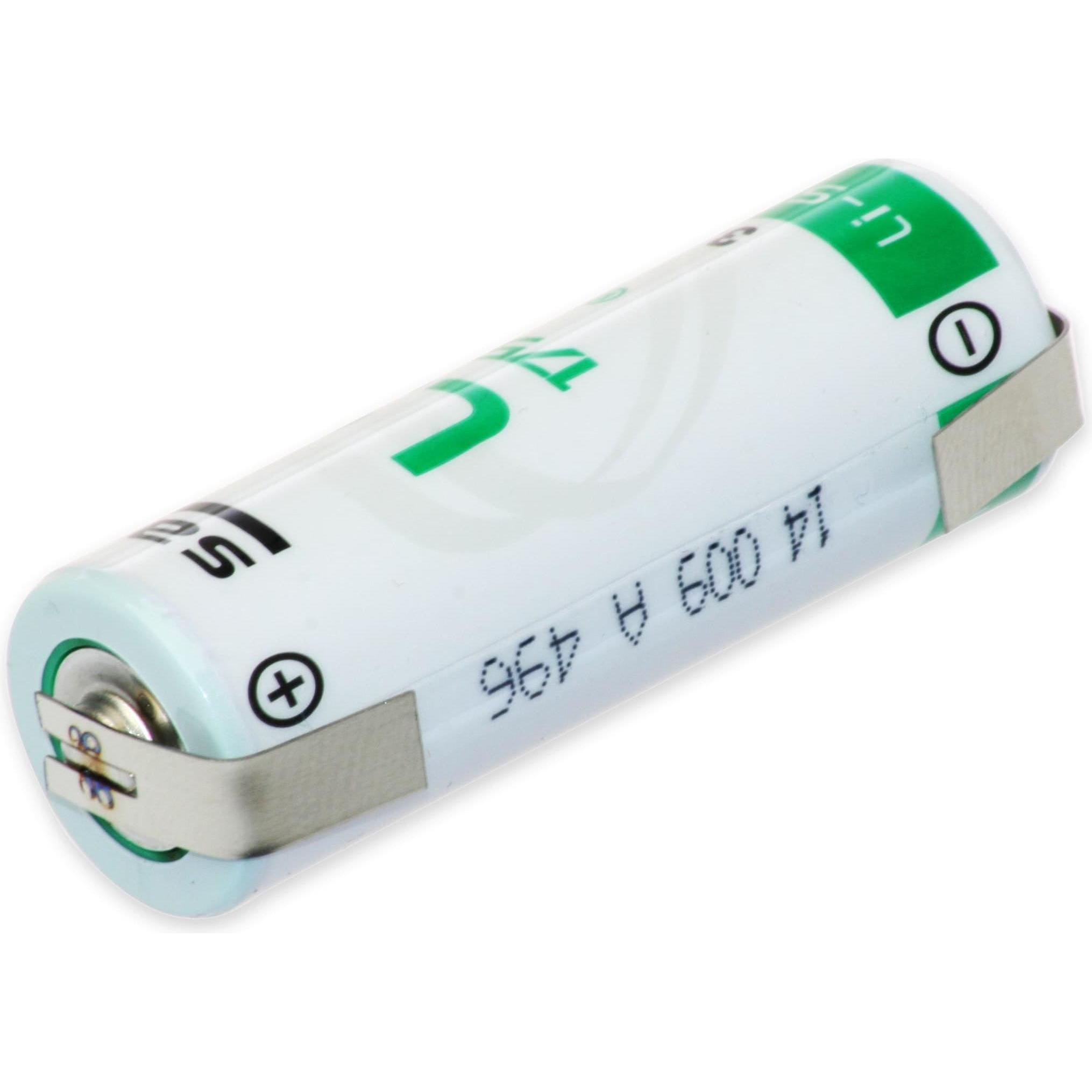Saft Lithium-Batterie LS 17500-CNR, A, mit Lötfahne, 3,6 V-, 3600 mAh (A, 3600 mAh), Batterien + Akkus