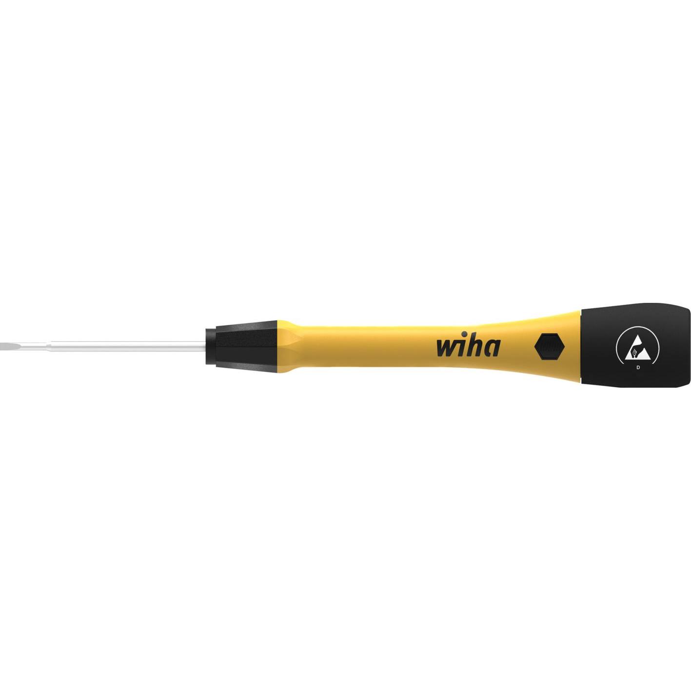 Wiha, Schraubenzieher, Feinschraubendreher PicoFinish ESD Schlitz 2.0 mm x 40 mm (Schlitz)