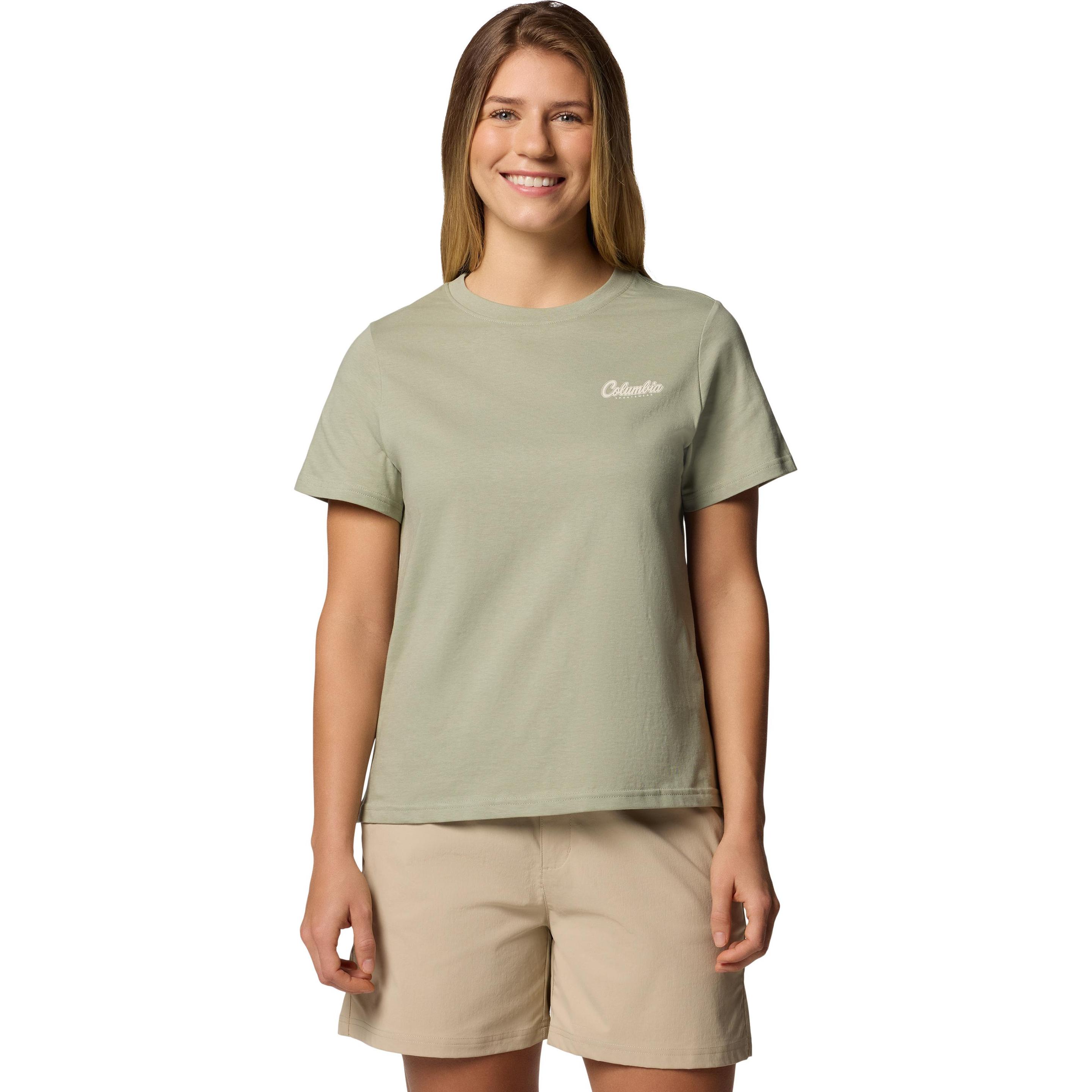 Columbia, Damen, Shirt, Rolling Bend™ Graphic SS, Grün, (L)