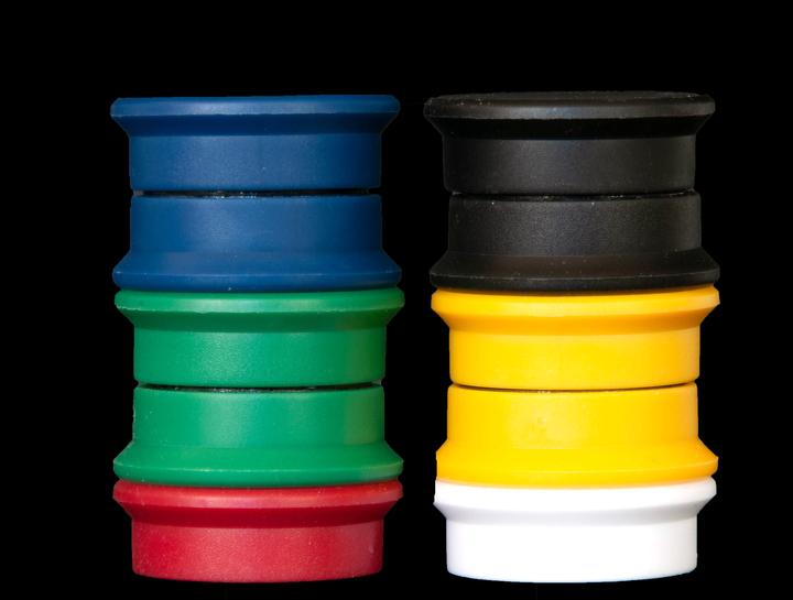 Productafbeelding Alco Krachtmagneten 38mm geassorteerde kleuren 10 st/verpakking (10 x)