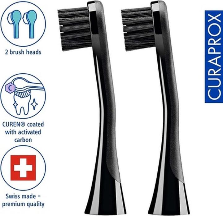 Actual product image Curaprox Hydrosonic Black is White (2 x)