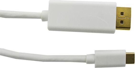 Produktbild Qoltec 50413 DisplayPort Alternate mode USB 3.1 CM (2 m, DisplayPort)